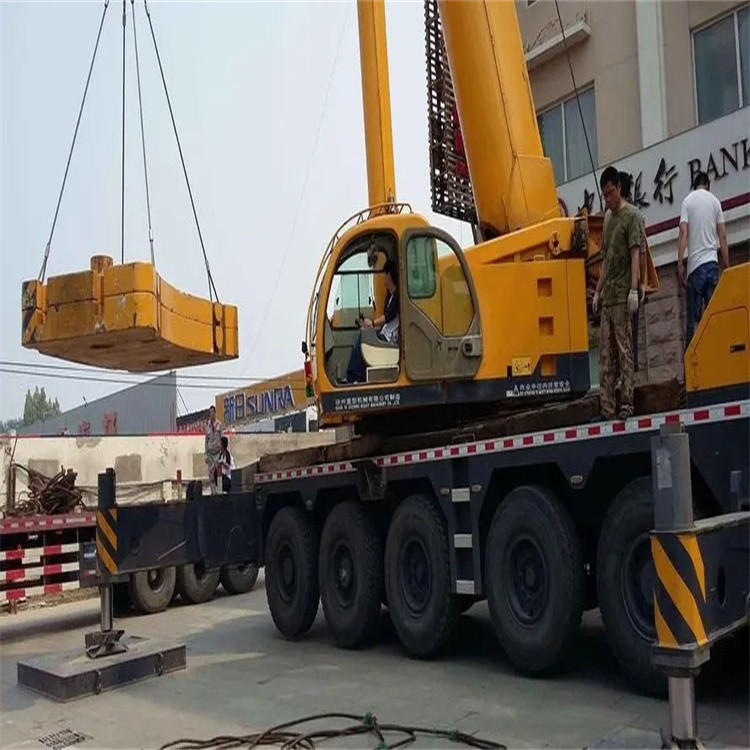 鹰潭余江当地吊车出租|机器吊装|75吨|工厂搬迁服务